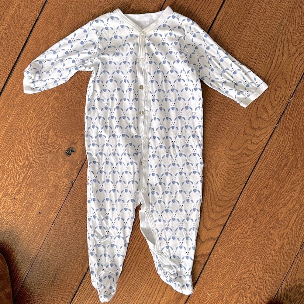 Roller Rabbit bunny onesie 6-9 months PLAY condition